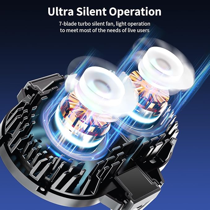 Cell Phone Cooler with LED, Cooling Power, Compatible with 2.5-3.5 Inch Wide - Image 3