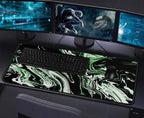 Large Extended Mouse Pad with Stitched Edges, Durable Non-Slip Natural Rubber - Image 7