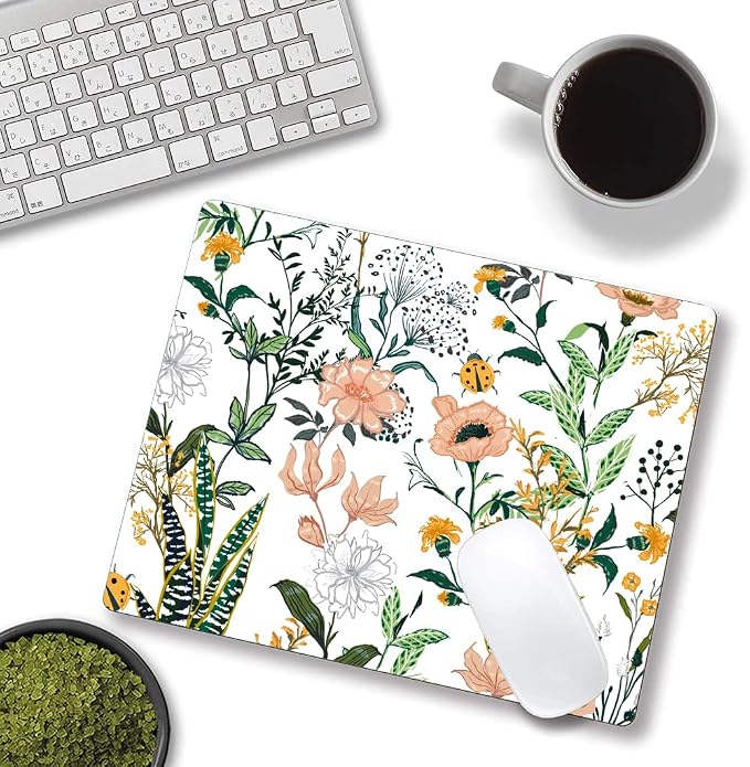 Mouse Pad, Premium-Textured Mouse Mat, Non-Slip Rubber Base Mousepad - Image 4