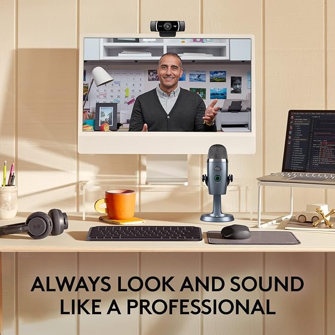 Logitech C922x Pro Webcam + Blue Yeti Nano - Image 5