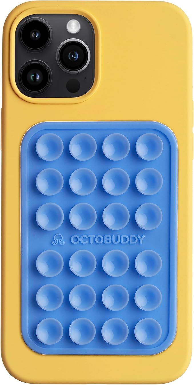 Classic MAX - Silicone Suction Phone Case Adhesive Mount - Hands-Free, Strong by Octobuddy