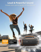 Portable Bluetooth Speakers Wireless, 200W Peak Loud Sound and Deep Bass - Image 4