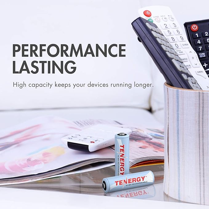 Tenergy AA Rechargeable Battery, High Capacity 2500mAh NiMH AA Battery - Image 5