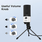 FIFINE USB Podcast Microphone, PC Computer Recording Mic - Image 4