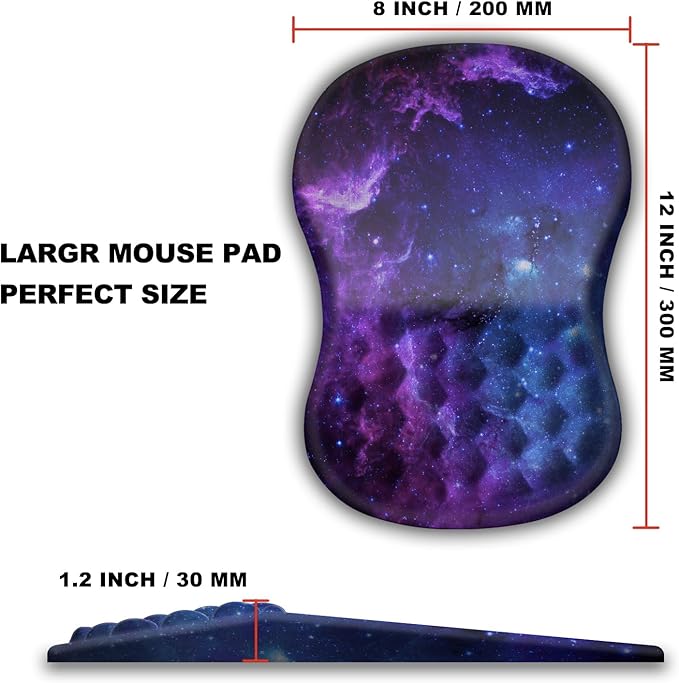 Mouse Pad Wrist Support, Ergonomic Mouse Pad - Image 4