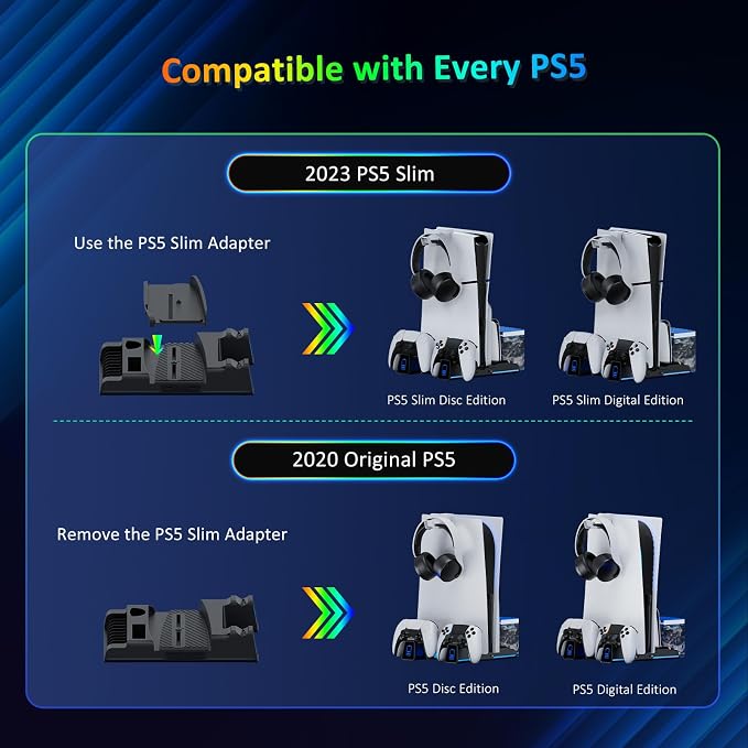 NexiGo PS5 Silent Cooling Stand - Image 5