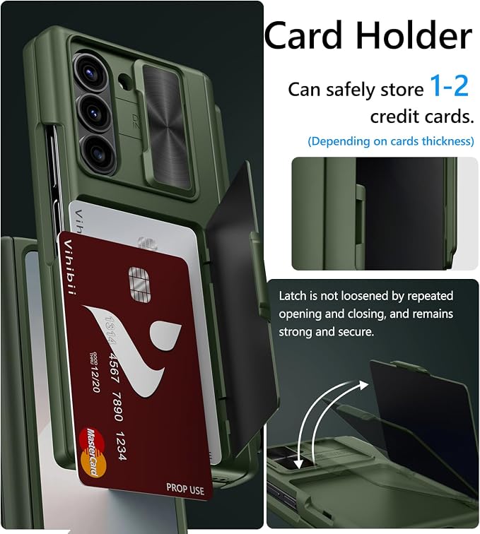 Vihibii for Samsung Galaxy Z Fold 6 Wallet Case - Image 3