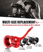 Mini Barbell Clips 1 inch I Multi-Size Adjustable Barbell Collar I 1 inch - Image 2