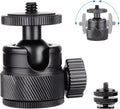 Mini Ball Head, CNC All Metal Aluminum Universal Panoramic Tripod Head Mount by VIELKNOV