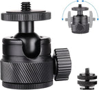 Mini Ball Head, CNC All Metal Aluminum Universal Panoramic Tripod Head Mount by VIELKNOV