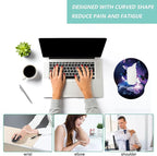Mouse Pad with Wrist Support, Ergonomic Mouse Pad with Memory Foam Wrist Rest - Image 5