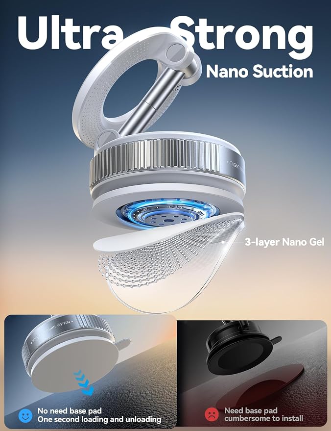 JOYROOM Vacuum Magnetic Car Phone Holder, Strongest Suction Cup 360° Adjustable - Image 3