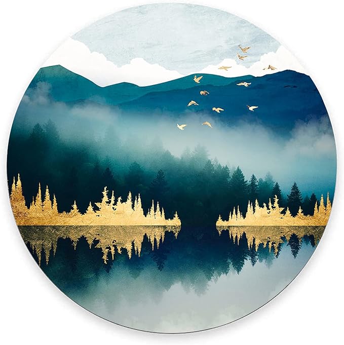 Mouse Pad, Round Personalized Computer Mouse Pads by Armanza