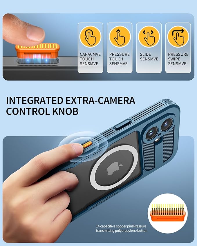 Lanhiem Magnetic for iPhone 16 Plus Case, IP68 Waterproof Dustproof Case - Image 4