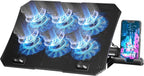 AICHESON Laptop Cooling Pad for 12-15.6 Inch, 6 Cooler Fans by AICHESON