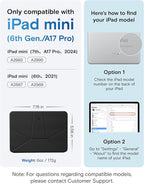 MOFT Dynamic Folio Case for iPad mini 7 A17 Pro 2024 & iPad mini 6th A15 2021 - Image 3