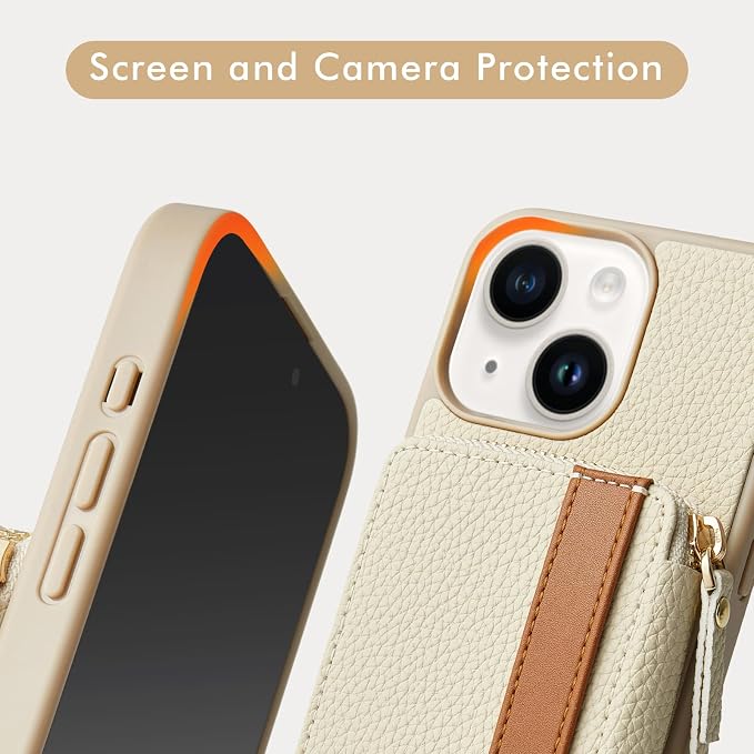 LAMEEKU for iPhone 15 Wallet Case - Image 7
