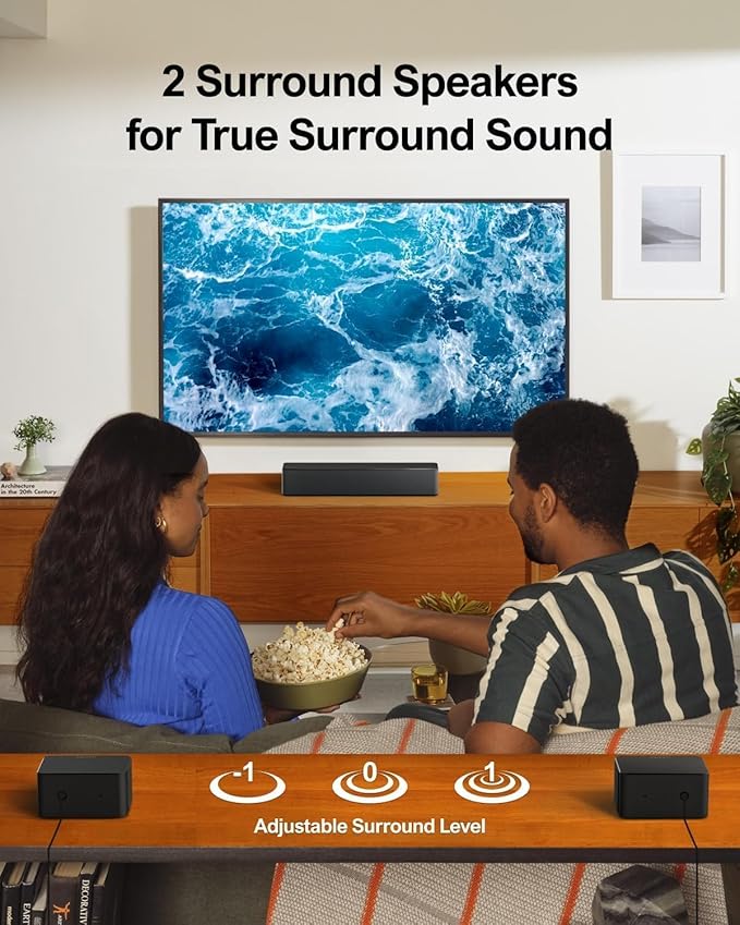 ULTIMEA 5.1 Sound Bar, 410W Dolby Atmos Surround Sound System - Image 5