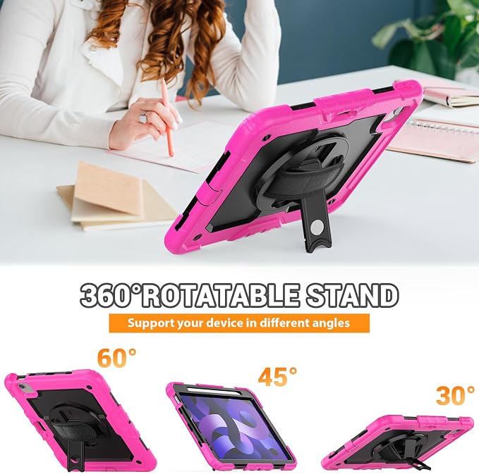 SEYMAC for iPad Air 5th/ 4th Generation Case 10.9 Inch, Full-Body Shockproof - Image 4