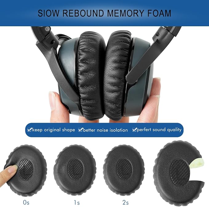 Ear Pads Replacement for Bose On-Ear 2 Headphones, GVOEARS Ear Cushion Pad for - Image 6
