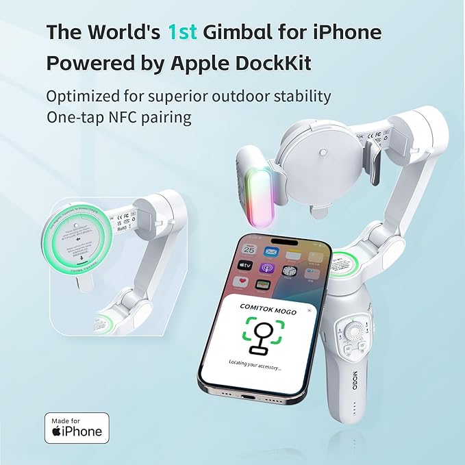 Only for iPhone, MOGO Gimbal Stabilizer - Image 2