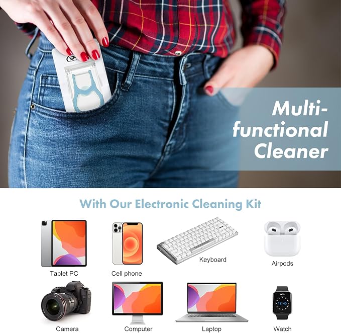 11-in-1 Keyboard Cleaning Kit, Laptop Cleaning Kit Keyboard Brush Cleaner - Image 6