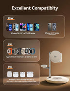 15W MagSafe for JOYROOM, Fast Qi2 Certified 4-in-1 MagSafe Charging Station for - Image 6
