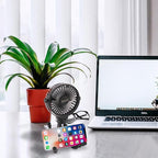 Portable Stroller Fan Personal rechargeable USB Fans - Image 7