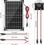 Voltset Solar Battery Trickle Charger: 10 Watt 12V Solar Panel Maintainer - Image 6