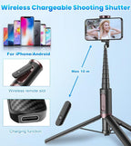 TONEOF 67" Cell Phone Selfie Stick Tripod, Smartphone Stand All-in-1 - Image 5