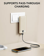 Portable Charger Built-in Cables and AC Wall Plug, USB C Power Bank 10000mAh - Image 9