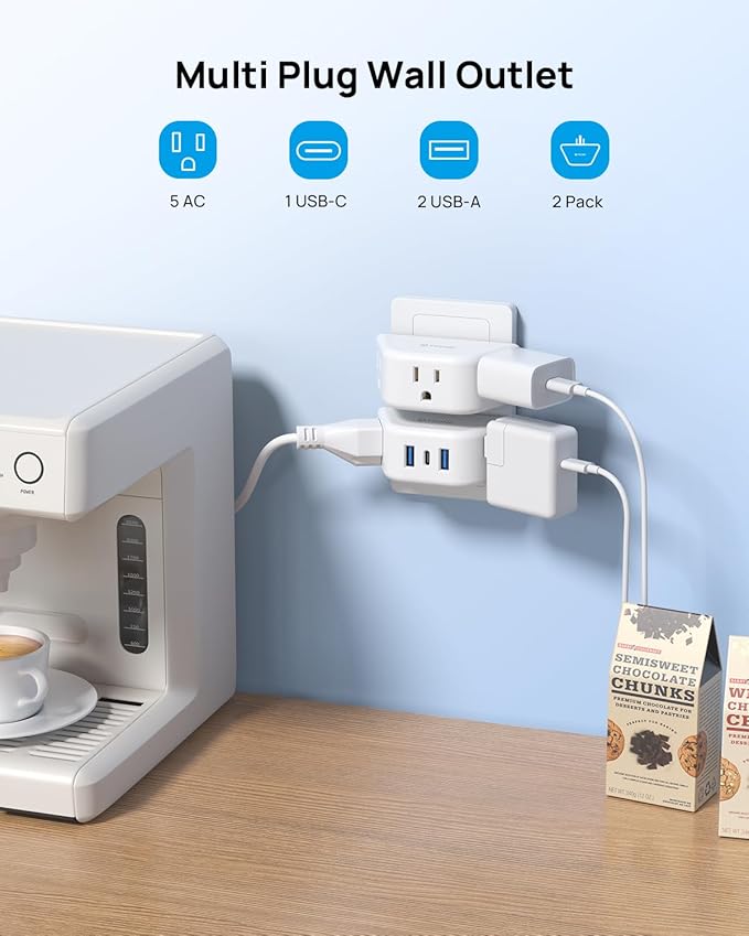 TROND Multi Plug Outlet Extender - Image 2