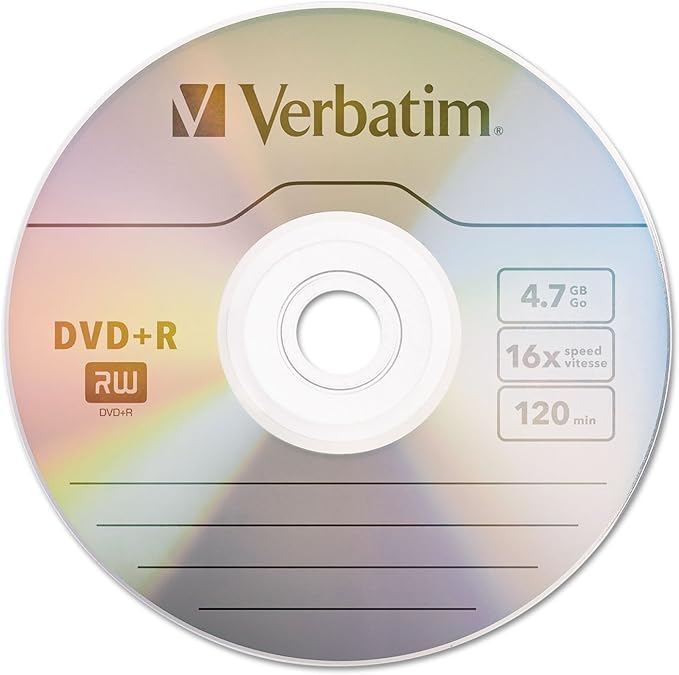 Verbatim DVD+R Blank Discs AZO Dye 4.7GB 16X Recordable Disc - Image 2