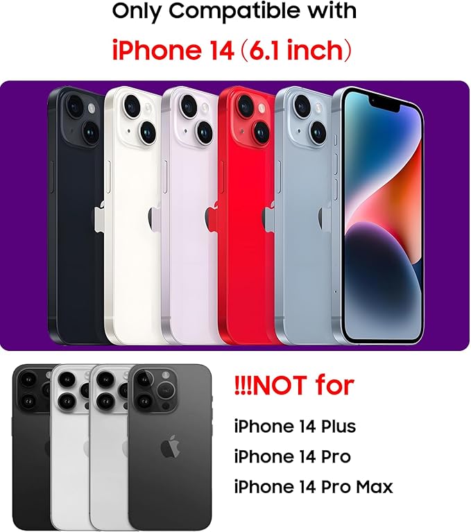 Magnetic for iPhone 14 Case Slim Soft Silicone Bumper Shockproof Metallic - Image 7