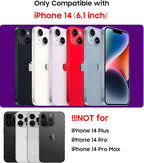 Magnetic for iPhone 14 Case Slim Soft Silicone Bumper Shockproof Metallic - Image 2