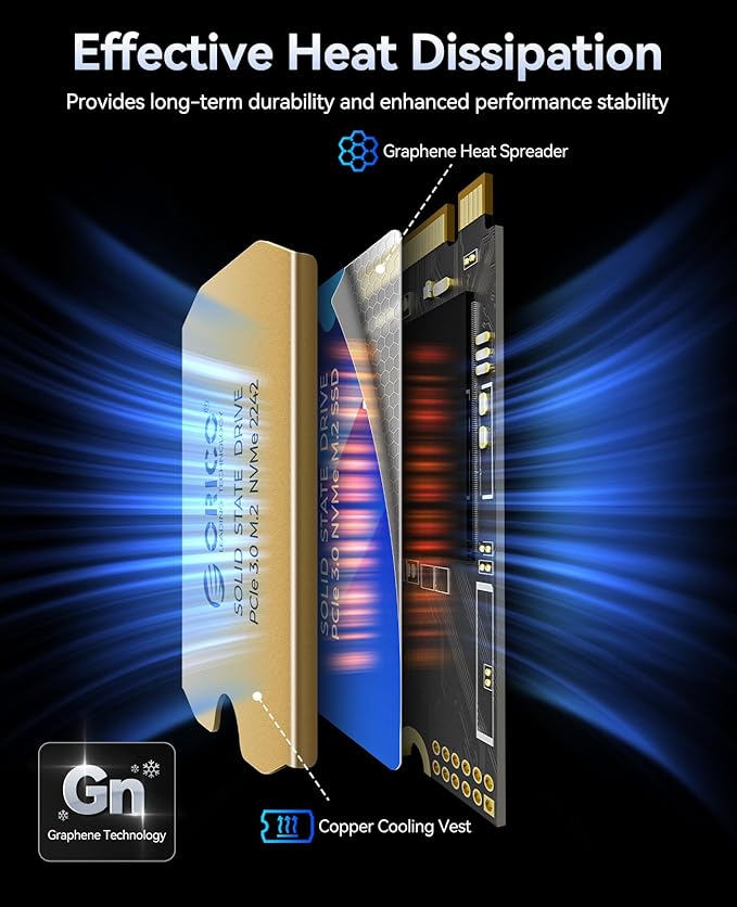 ORICO M.2 2242 NVMe SSD 1TB, PCIe 3.0 - Image 5
