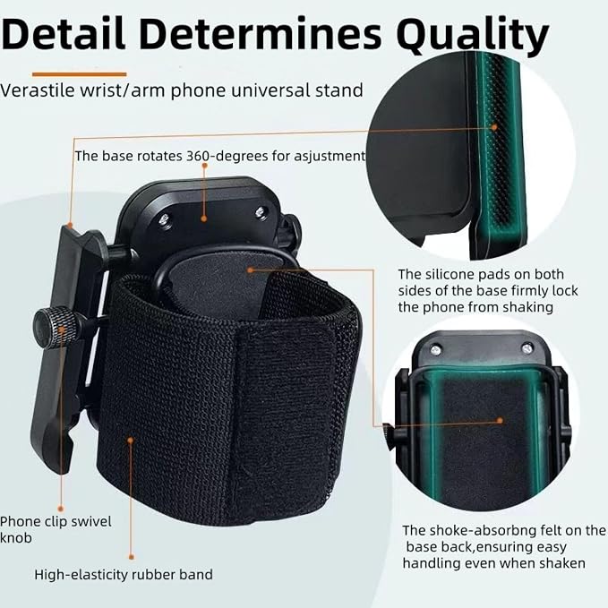 2-in-1 Wrist & Arm Phone Holder - Image 6