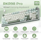 RK ROYAL KLUDGE R98 Pro Wired Mechanical Keyboard, RGB PC Gaming Keyboard - Image 2