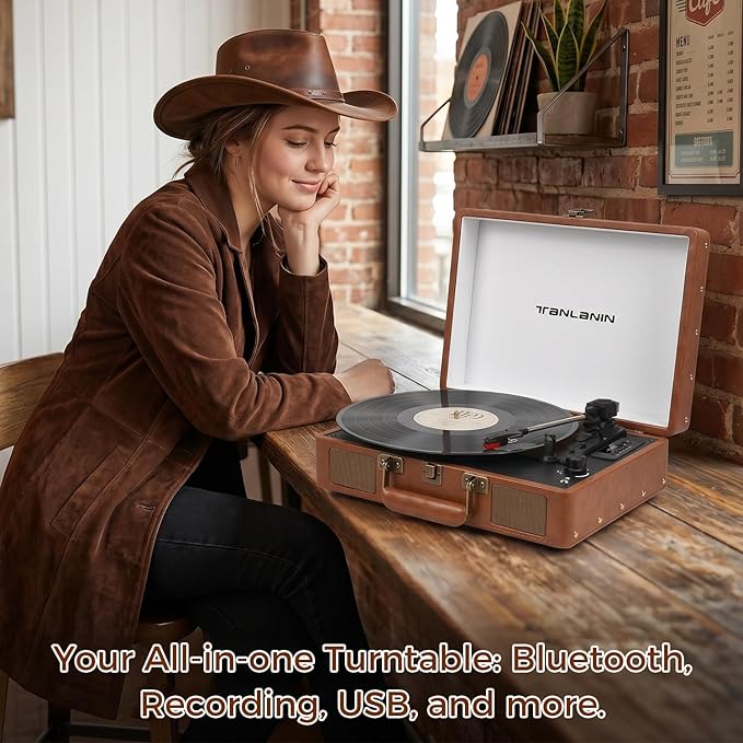 Portable Vinyl Record Player - Image 9