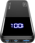 INIU Power Bank, 20000mAh 65W Compact USB C Laptop Portable Charger, PD QC Fast by INIU