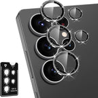 for Samsung Galaxy S25 Ultra Camera Lens Protector, Individual Metal Ring by Btscase