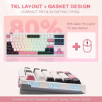 Redragon K729 80% Wired Gasket RGB Gaming Keyboard, 87 Keys TKL Mechanical - Image 3