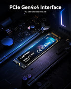 KOOTION 2TB NVMe Internal SSD PCIe 4.0, M.2 2280 NVMe Gen 4 Internal Solid - Image 2