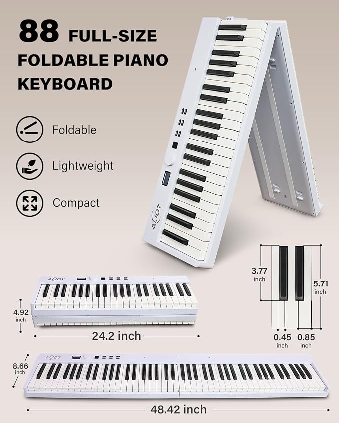 AiJoy 88 Key Beginner Piano Keyboard - Image 5