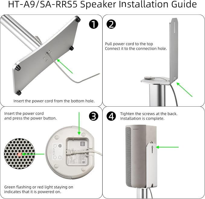Luxury Floor Stand for Sony HT-A9M2 HT-A9 SA-RRS5 - Image 9