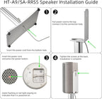 Luxury Floor Stand for Sony HT-A9M2 HT-A9 SA-RRS5 - Image 9
