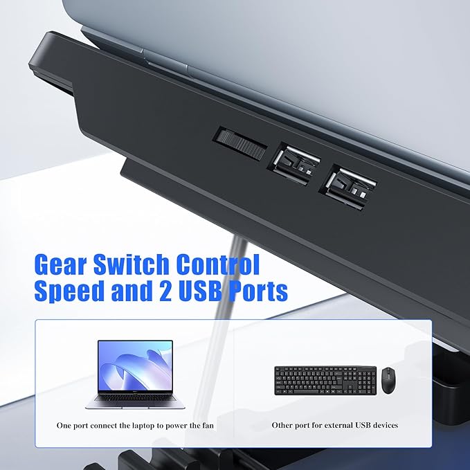 LIANGSTAR Laptop Cooling Pad, Laptop Cooler - Image 3