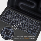 Russian Keyboard Cover Skin for 2024 2023 2022 2021 Apple MacBook Pro 14 A3112 - Image 2