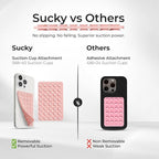 SUCKY Silicone Suction Phone Case Adhesive Mount - Image 4