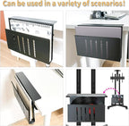 Desk Side Storage, Under Desk Storage, No Drill Steel Hanging Desk Organizer - Image 7